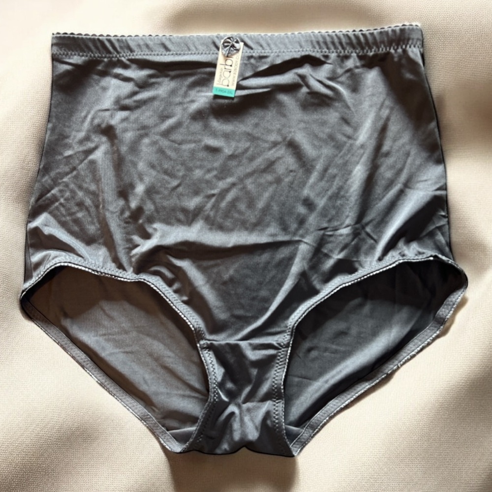 B2Body High Waist‎ Brief Panty Shaper 5XL Gray Seamless Stretch Lingerie